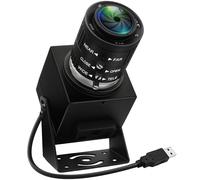 IFWATER Cámara web de 48 MP 8K Ultra HD USB de 3,6 a 10 mm, lente de zoom manual 3X para computadora Lightburn primer plano para grabador láser, Plug and Play, escaneo de documentos, reconocimiento