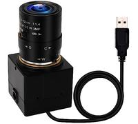 IFWATER Cámara web USB de 5 MP, cámara web 4X de enfoque variable, cámara de seguridad USB 1944P, cámara de seguridad UVC, CCTV, cámara industrial de primer plano para computadora, Plug and Play, para