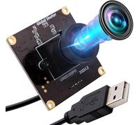 IFWATER Global Shutter - Cámara USB de 90 fps, módulo de cámara de alta velocidad de 120 grados, lente sin distorsión, 1200P, columpio de golf, industrial, integrado para computadora, Jetson, Nano