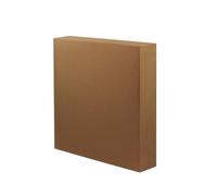 IG Acoustics AcousticBalance 50 x 50 cm, absorción de banda ancha, acústica absorbente, silenciador, marrón, 50 x 50 x 11 cm