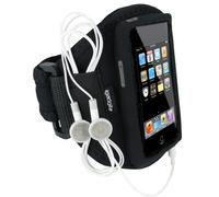 iGadgitz U0015 Negro Brazalete Armband Sport Deporte Funda Compatible con Apple iPod Touch 1ª 2ª 3ª 4ª Gen
