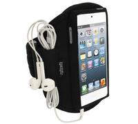 iGadgitz U1993 Brazalete Deporte Funda Adecuado para Apple iPod Touch 5th 6th 7th Gen - Negro