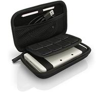 iGadgitz U3609 - EVA Funda Rígida de Viaje Compatible con Nintendo 3DS XL & 2DS XL 2017 - Negro