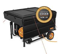 IGAN generador de Tienda de campaña, Cubierta de Lona ultrarresistente, portátil para Todo Tipo de Clima, generador de Lluvia, Refugio para la mayoría de generadores de 3500 W a 12000 W, Color Negro