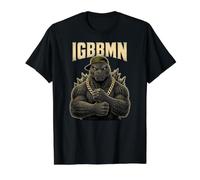 IGBBMN It's Gonna Be Bad Man Funny Kaiju Monster Lizard Meme Camiseta gráfica económica, Hombre, Negro, M
