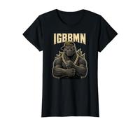 IGBBMN It's Gonna Be Bad Man Funny Kaiju Monster Lizard Meme Camiseta gráfica económica, Mujer, Negro, XL