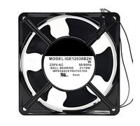 IGE12038B2H AC 230V 21/19W 50/60Hz Cooling Fan 120x120x38mm 2-Wire
