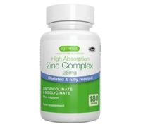 Igennus Complejo de Zinc de Alta Absorción 25 mg - 180 Tabletas