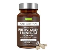 Igennus Multivitamínico Metilado Hombre, 21 Ingredientes Activos,Fórmula Limpia, Aporte todo el día,Bienestar, Energía y Salud Cardiovascular Masculina,180 Comprimidos Veganos Fáciles de Tragar,No OMG