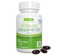 Igennus VESIsorb Ubiquinol 100mg Kaneka, Alta Absorción, 30 Cápsulas | 600% de Biodisponibilidad, Suplemento de Coenzima Q10 Hidrosoluble, Acción Rápida, Energía y Salud Cardiovascular