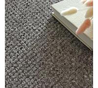 IGGLL Baldosas de moqueta, fáciles despegar y Pegar, baldosas Autoadhesivas Multiusos con imprimación for el hogar Mascotas, Antideslizantes, unir - 54 pies Cuadrados(Light Gray)