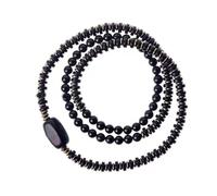 IGGLL Bead Bracelet Buddhist,Beads Bracelet,Chinese Style Obsidian Beaded Bracelets Bracelet For Couples Retro Men and Women's Jewelry Bracelet Tibetan Buddhist Bead Necklace Jewelry(B_17 Yards)