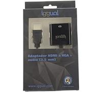 Iggual adaptador hdmi a vg audio (3.5 mm)