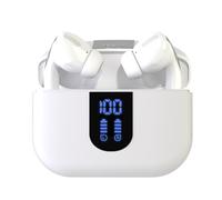 iggual Auriculares Inalámbricos Bluetooth 5.3 con Micrófono. Cascos Bluetooth con Cancelación de Ruido CVC8.0, Pantalla LED, Control Táctil, USB-C, Resisten al Agua y Sudor, para Android-iOS(Blanco)