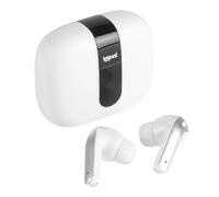 iggual Auriculares Inalámbricos Bluetooth 5.3 con Micrófono. Cascos Bluetooth con Cancelación de Ruido CVC8.0, Pantalla LED, Control Táctil, USB-C, Resisten al Agua y Sudor, para Android-iOS(Blanco)