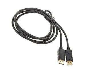 iggual Cable DisplayPort 1.4- Ancho Banda de 48 Gbps Alta Velocidad- Resolución 8K@60Hz y 4K@120Hz- Conectores Dorados- Compatible con PC, Monitor y TV- longitud 2m Color Negro