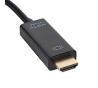 iggual Cable DisplayPort a HDMI 4K - Macho a Macho, 2 Metros, Resolución 4K@30Hz, Conectores Dorados, Unidireccional, Compatible con 2K/1080p, Negro