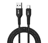 iggual cable usb-a a tipo c 3a 100 cm trenzado