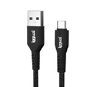 iggual Cable USB-A a tipo C 3A 180 cm trenzado IGG320006