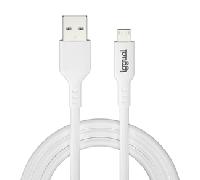 iggual cable USB-A/micro-USB 100 cm blanco IGG316931