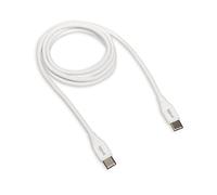 Iggual cable usb-c/usb-c 100 cm, blanco, q3.0, 3 a