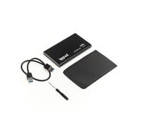 Caja PC IGGUAL SSD 2.5 Aluminio Negro USB 3.0 Ultra delgada