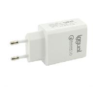 iggual Cargador 1xUSB carga rápida QC3.0 18W IGG317174