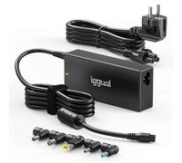 iggual Cargador Universal 120 W para Portátil.-5 Conectores DC, Adaptador AC/DC con Ajuste Automático de Voltaje para Máxima Compatibilidad, (Lenovo HP ASUS etc.), Protecciones Avanzadas.(CUA-5T-120W)