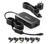 iggual Cargador Universal 150 W para Portátil.- 6 Conectores DC, Adaptador AC/DC con Ajuste Automático de Voltaje para Máxima Compatibilidad, (HP,ASUS,Acer,etc.), Protecciones Avanzadas. (CUA-6T-150W)