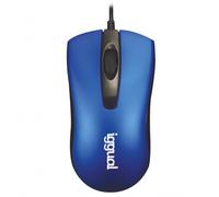 Iggual COM-BUSINESS-1200DPI Ratón Óptico Azul
