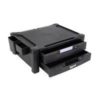 Iggual EM2C Soporte para Monitor de Escritorio Negro