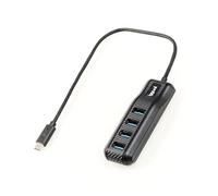 iggual Hub tipo C x 4 puertos USB 3.1 CARBON IGG317914