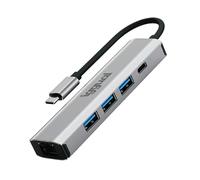 Iggual hub usb-c (5 en 1). -incluye salidas: 3xtipo c-3.0,+ 1 usb-c+1