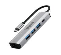 iggual Tipo C 5 Puertos 3xUSB + RJ45 + Tipo C