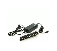 iggual Cargador Universal 65W para Portátil- 11 Conectores DC Intercambiables, Adaptador AC/DC Compacto, Selección Automática Voltaje, Compatible con HP DELL ASUS Lenovo Acer Toshiba ..(CUA-11T-65W)