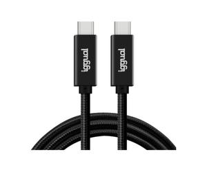 Iggual IGG320402 (100W) - Cable USB C 3.2