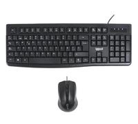 iggual Kit Teclado y ratón, conexión USB, 105 Teclas, 800 a 1600 dpi, Compatible Windows, macOS, Linux, silencioso, CMK-BUSINESS2