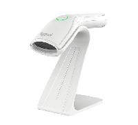 Lector de códigos de barras iggual 2D USB botón blanco con soporte y sensor CMOS