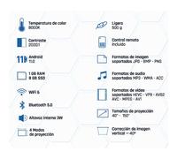 Iggual mini proyector MP720p