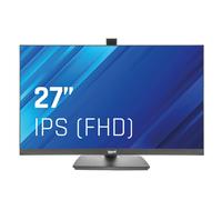 iggual Monitor ML27WC 27" IPS Full HD 100 Hz 1 ms VGA HDMI cámara web Negro