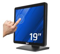 iggual Monitor Táctil 19", Formato 5:4 .- Panel Capacitivo 75Hz - Sist. Operativo Compatible : Windows 7 a 11, Android, Linux, Raspberry Pi- Conexiones: USB-A + VGA + HDMI, 300cd/m2, (MTL19X)