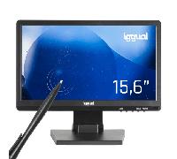 iggual Monitor Táctil de 15,6" LCD, (16:9). - Panel Resistivo 4 Hilos - Compatible Aplicac. TPV/POS. y Sistemas Ope: Windows 7 y sucesivos. -Conex: VGA+HDM+USB-A. -Resolución 1600X900 px. (MTL15CP)