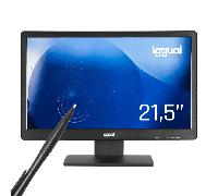 iggual Monitor Táctil de 21,5" LCD, (16:9). - Panel Resistivo 4 Hilos - Compatible Aplicac. TPV/POS. y Sistemas Ope: Windows 7 y sucesivos. -Conex: VGA+HDM+USB-A. -Resolución 1600X900 px. (MTL21CP)