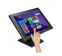 iggual Monitor Táctil de 15" - Compat Aplicaciones TPV- Panel Resistivo 75Hz TFT LCD (4:3)- SO: Wind XP hasta 11,MS-Dos, Linux- VESA 75x75mm- USB-A + VGA+HDMI, 1.024x768 XGA (349x274x69) MTL15C