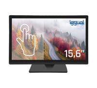 Monitor táctil iggual 15.6″ HD+ TFT-LCD 1600x900 HDMI VGA USB Negra Resistiva