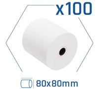 iggual Pack 100 Rollos Sin BPA 80x80mm