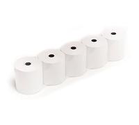 iggual- Pack 5 Rollos Papel Térmico 80x80x13 mm - Papel para Tickets TPV, Cajas Registradoras y Datáfonos - Rollos Térmicos 80 mm - Sin BPA - Impresoras Térmicas