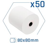 iggual Pack 50 Rollos Sin BPA 80x80mm