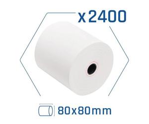 iggual Palet 2400 rollos papel térmico sin BPA 80x80mm