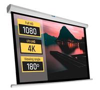 iggual Pantalla Elec. Pano. 265x149 cm Cont Remoto - Pantalla para proyector (Motorizado, 2,79 m (110"), 2,65 m, 149 cm, 16:9, Negro, Blanco)